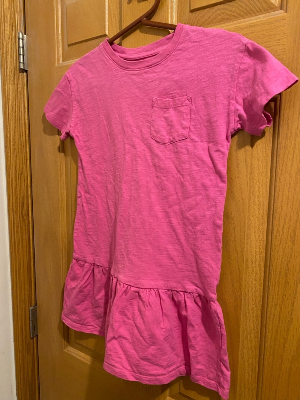 GAP Pink Girls' Casual Pocket T-Shirt Dress
